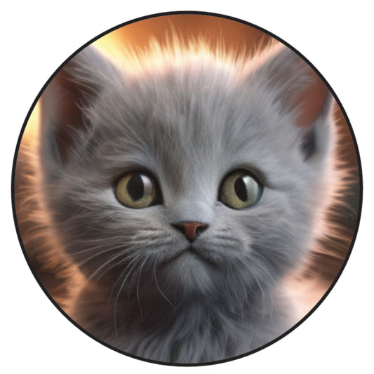 Kitten Badge Ref F